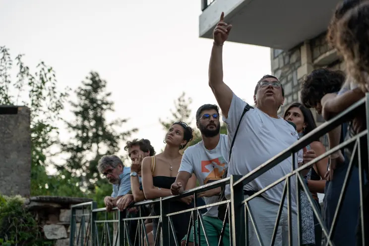 Participants gathered at the Stone Festival